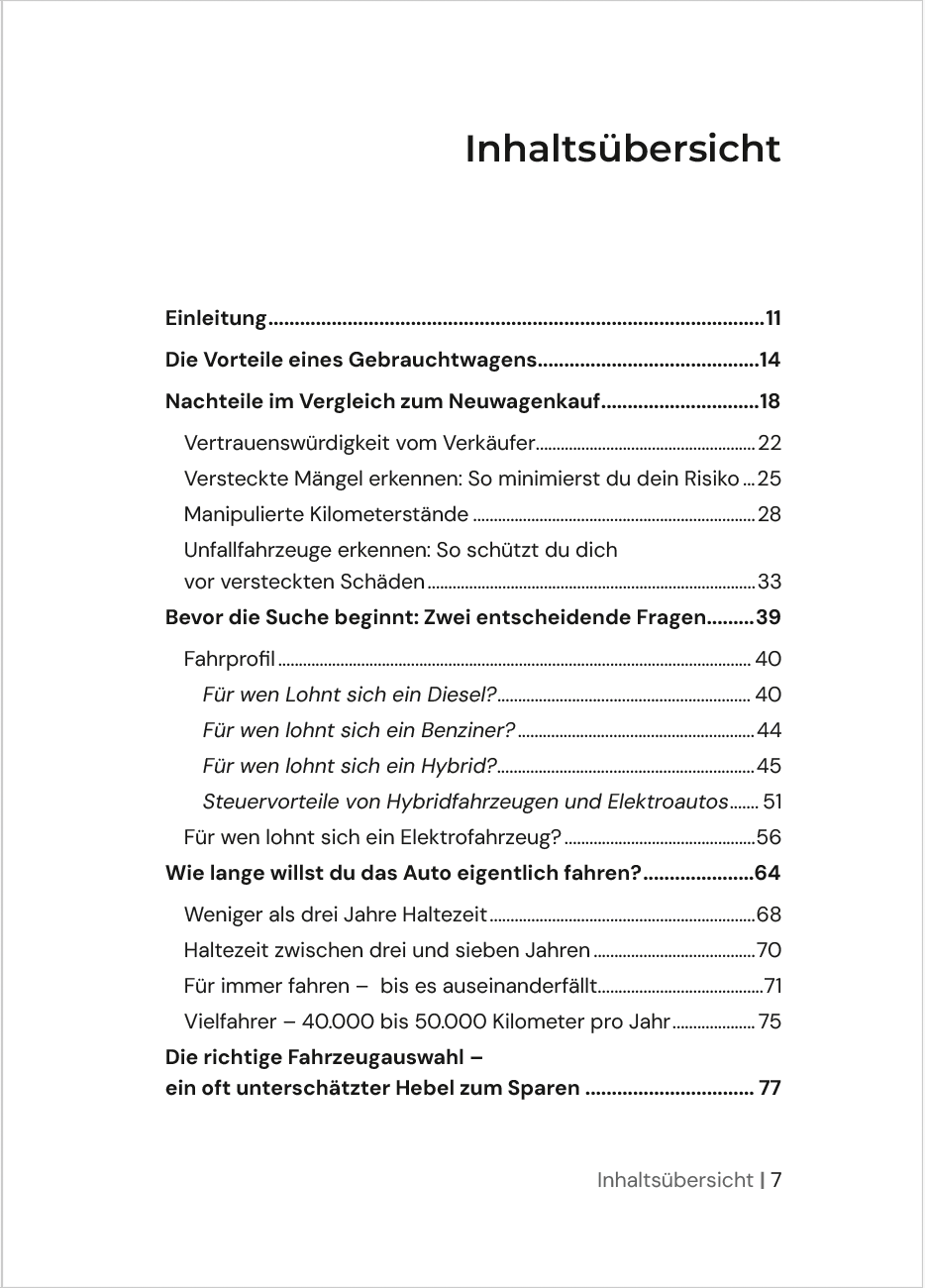 Clever Autos kaufen - So sparst du über dein Leben hunderttausende Euro